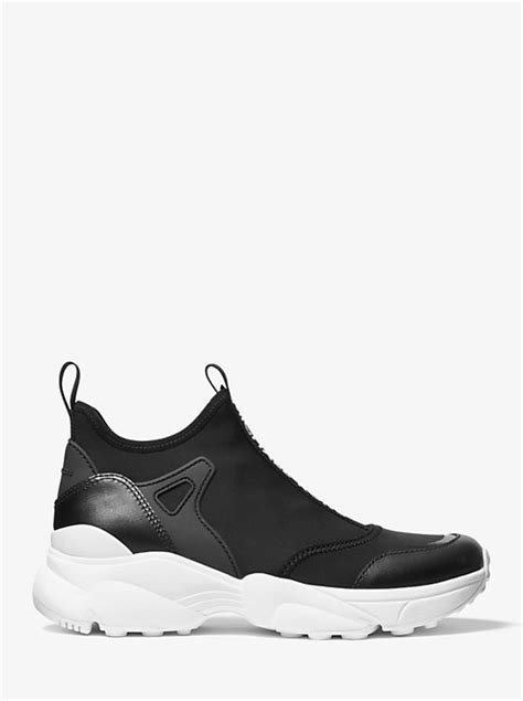 michael kors willow slip on|Michael Michael Kors Women's Willow Scuba Leather Slip.